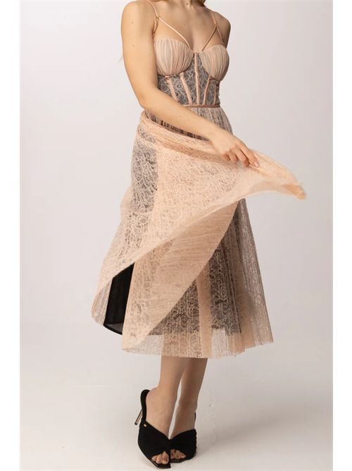 Abito in pizzo floreale ELISABETTA FRANCHI | AB97162E2/EM3